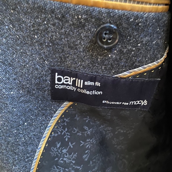 Bar III slim fit suit. 44R - Picture 3 of 3